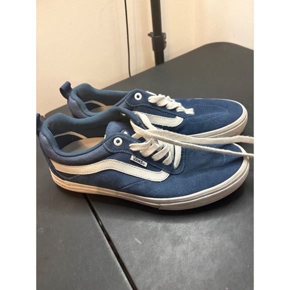 Vans Other - Vans Kyle Walker Pro Navy Blue Suede Skateboard Shoes Mens 7 UltraCush Wafflecup